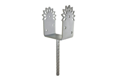 Suport U cu tija pentru stalpi 140 mm