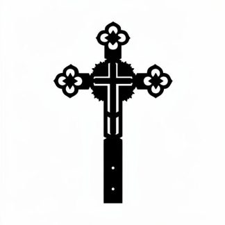 Cruce pentru acoperis NEGRU 400x260x3 mm